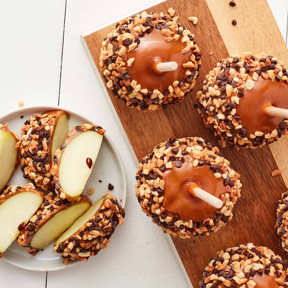 Chocolaty Peanut Caramel Apple