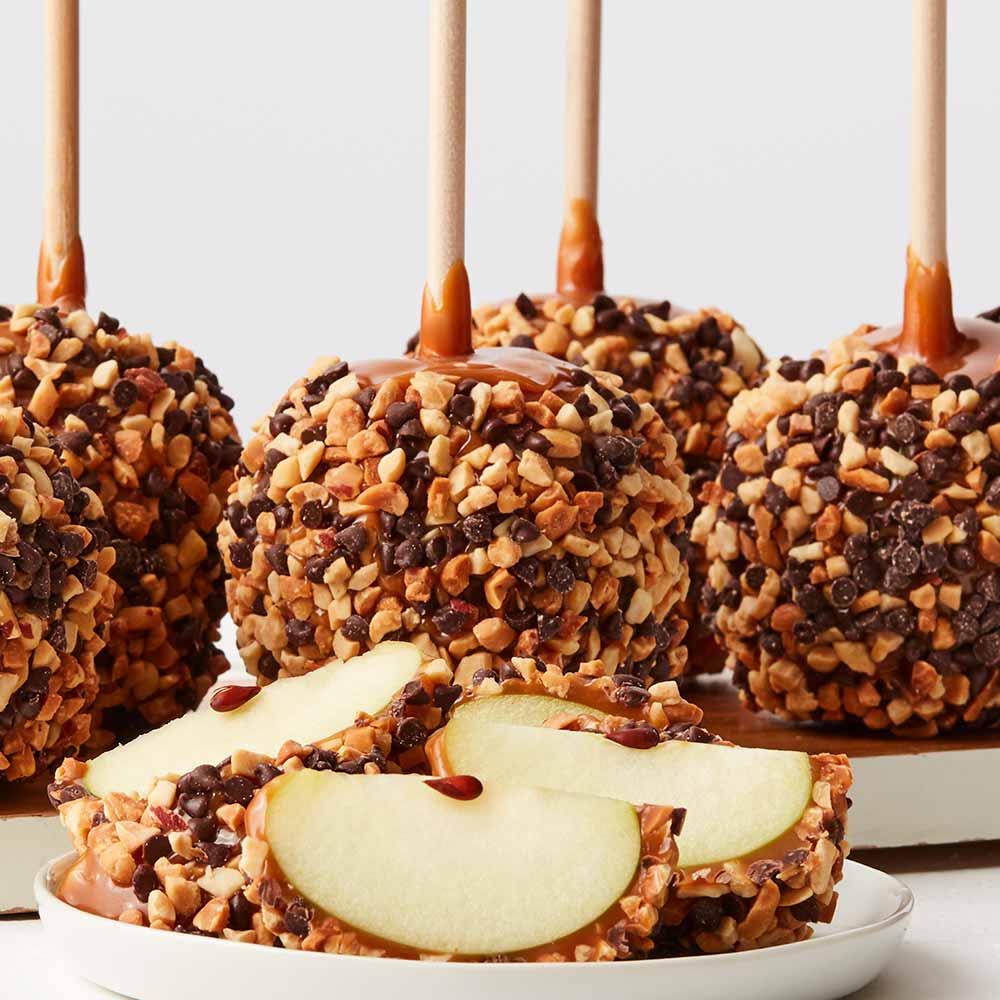 Chocolaty Peanut Caramel Apple