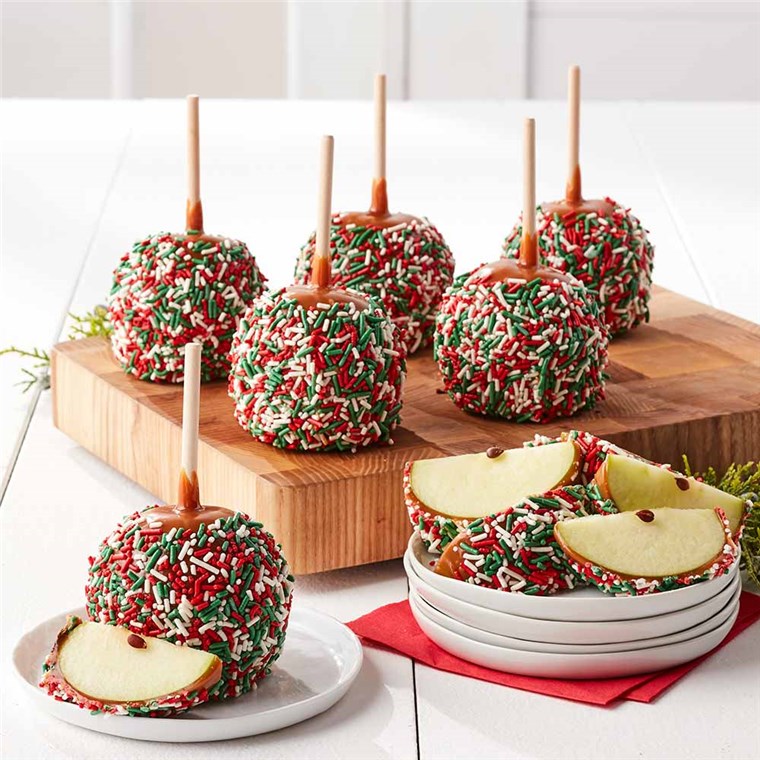 Christmas Sprinkle Caramel Apple 3Pack Affy Tapple