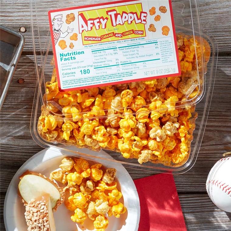 Homemade Caramel & Cheese Popcorn, Case of 3 Affy Tapple