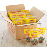 Box of Affy Tapple Christmas treats on a wooden surface