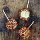 Fall Sprinkle Caramel Apple