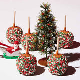 Holiday Sprinkle Caramel Apple
