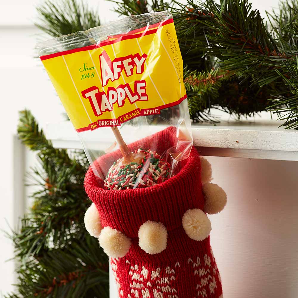 Holiday Sprinkle Caramel Apple