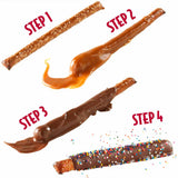 Milk Chocolate & Caramel Dipped Pretzel Rods, 18-Pack