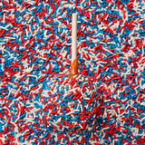 Patriotic Sprinkle Caramel Apple